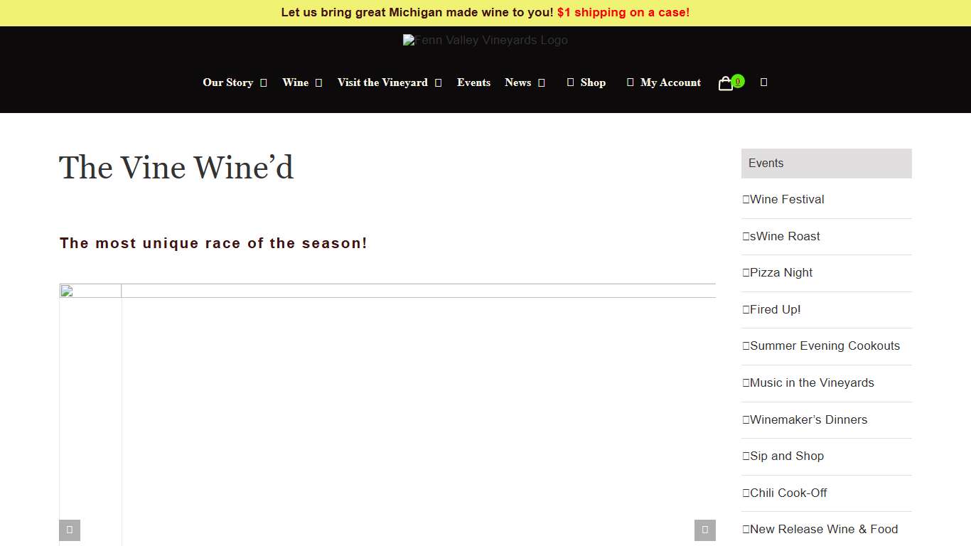 Vine Wine’d – Fenn Valley Vineyards