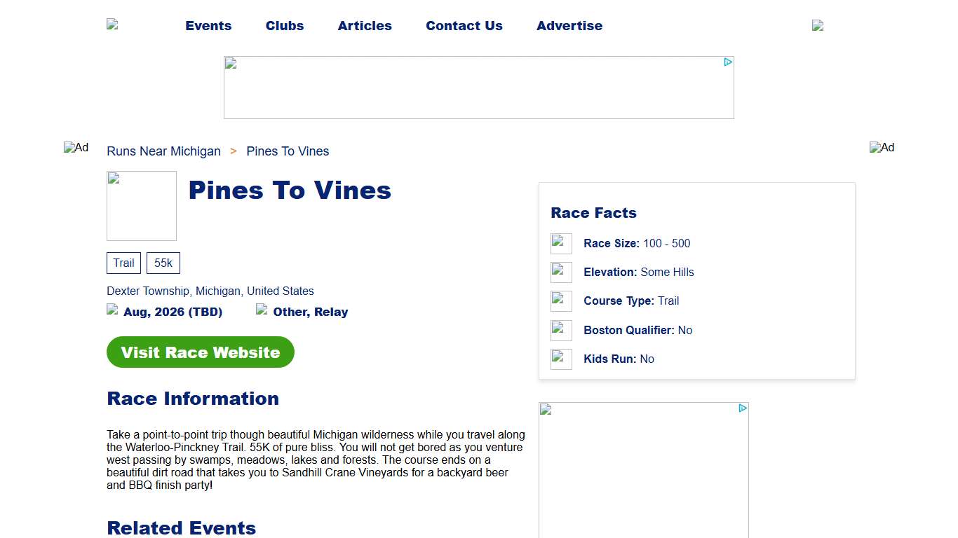 2026 Pines To Vines Dexter Township